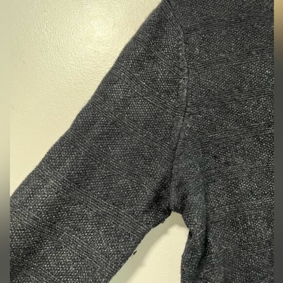 Topman Men’s Black Textured Knit Crewneck Sweater - Size Medium - Picture 6 of 11